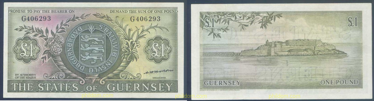 GUERNSEY 1 POUND 1969