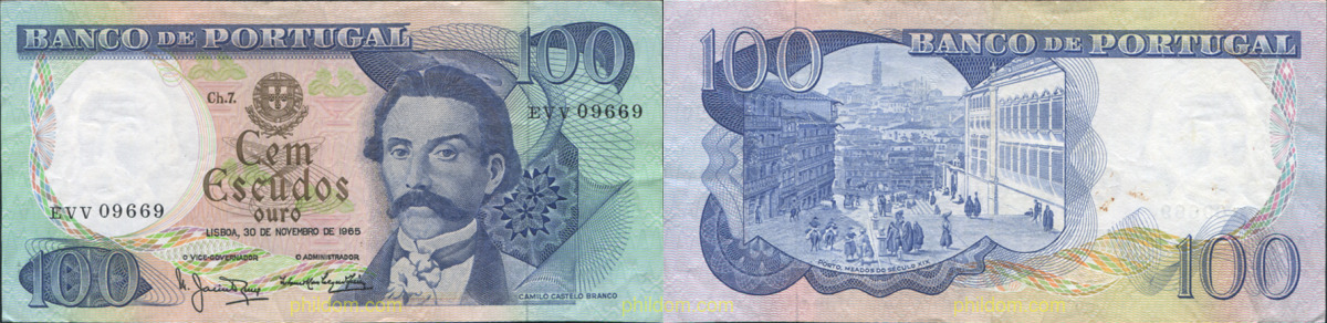 PORTUGAL 1965 100 ESCUDOS