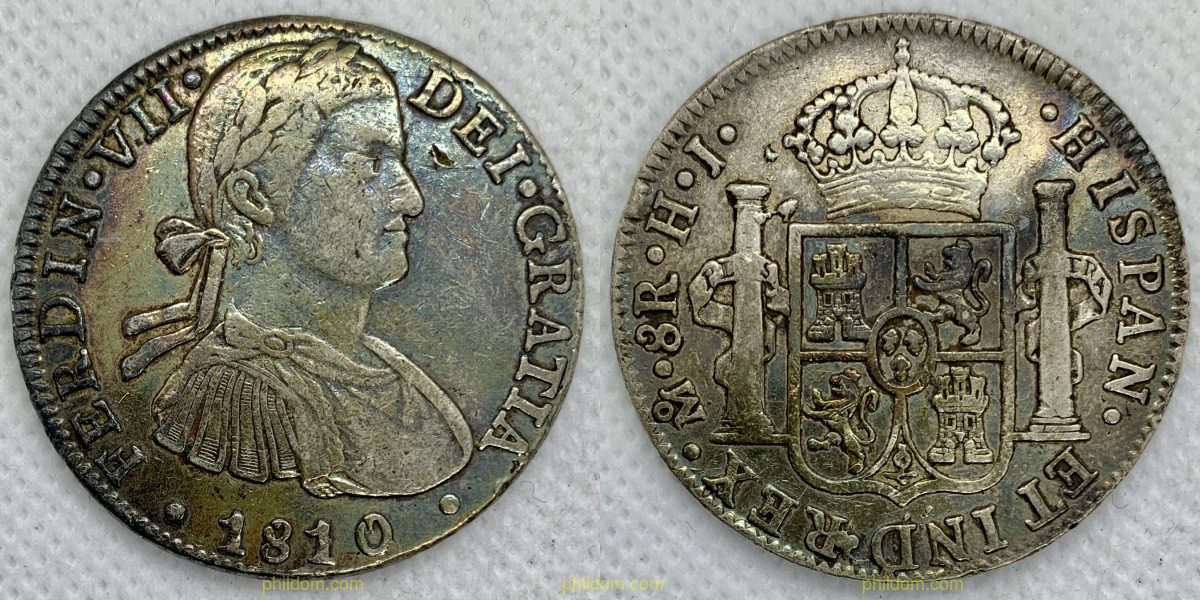 FERNANDO VII 1810 8 REALES