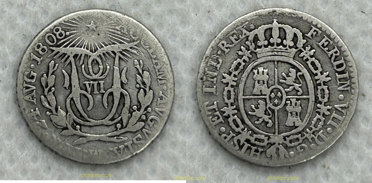 FERNANDO VII MEDALLA PROCLAMACIÓN 1808 MADRID