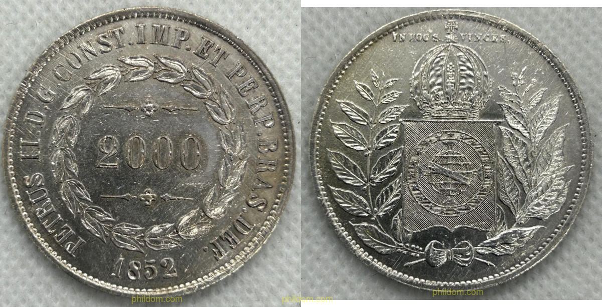 BRASIL 2000 REIS 1856