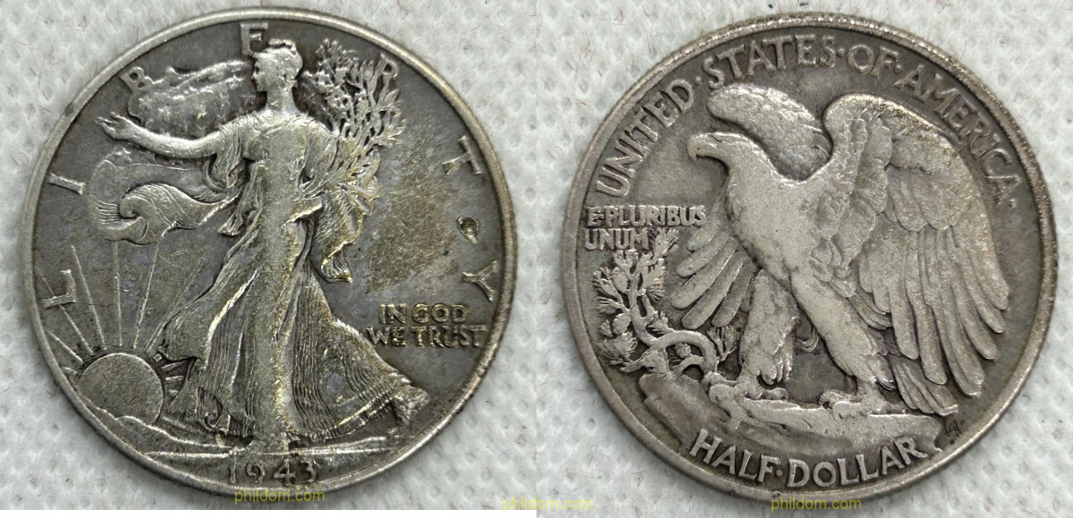 HALF DOLAR – 1943 – Walking Liberty