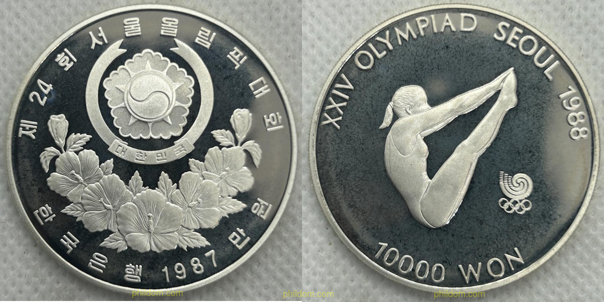 10 000 WON DIVING, OLYMPIC SEOUL 1988