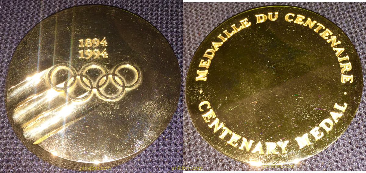 MEDALLA OLIMPICA. MEDAILLE DU CENTENARIE OLYMPYC 1894-1994