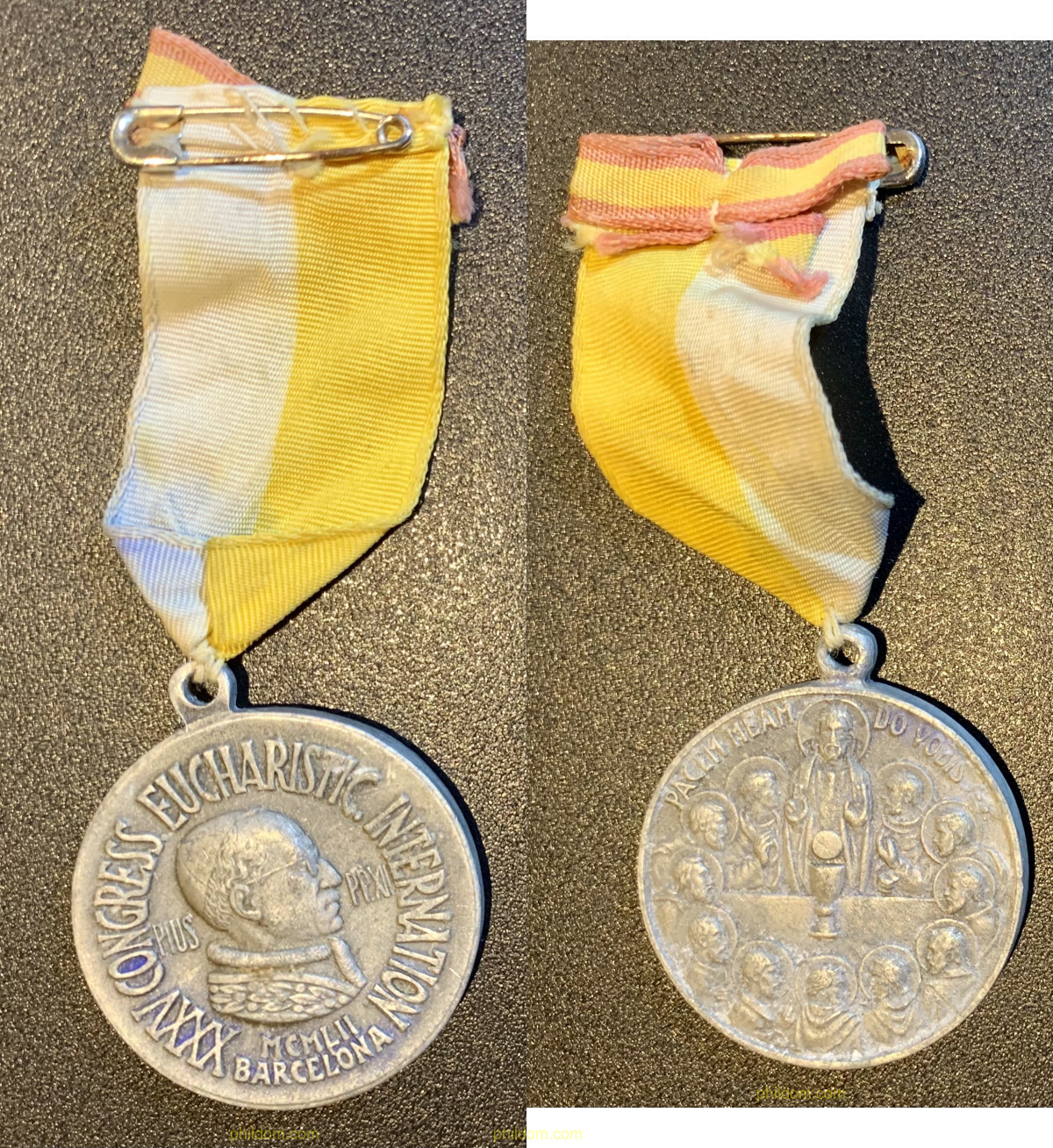 MEDALLA XXXV CONGRESS EUCHARISTIC INTERNATIONAL BARCELONA