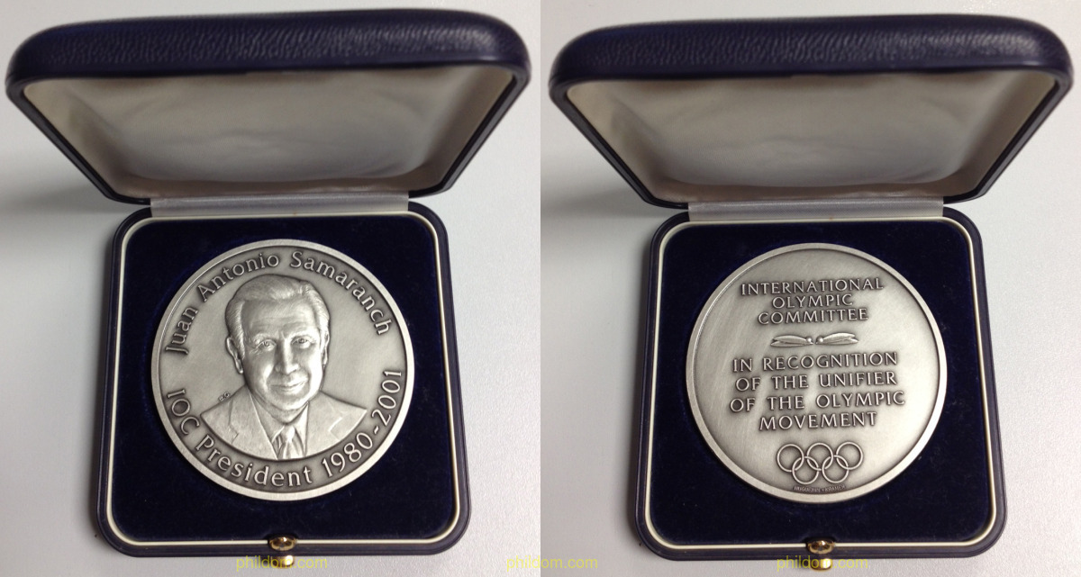 IOC PRESIDENT 1980-2001 JUAN ANTONIO SAMARANCH. HUGUENIN + KRAMER