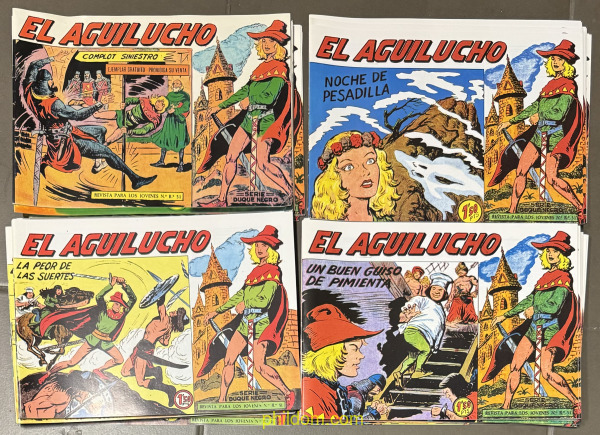 EL AGUILUCHO – Colección Completa, 68 tebeos – Editorial Maga